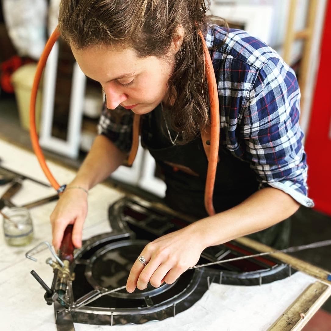 Profiel foto Daniëlle Merks | Daniëlle Merks glas in lood atelier