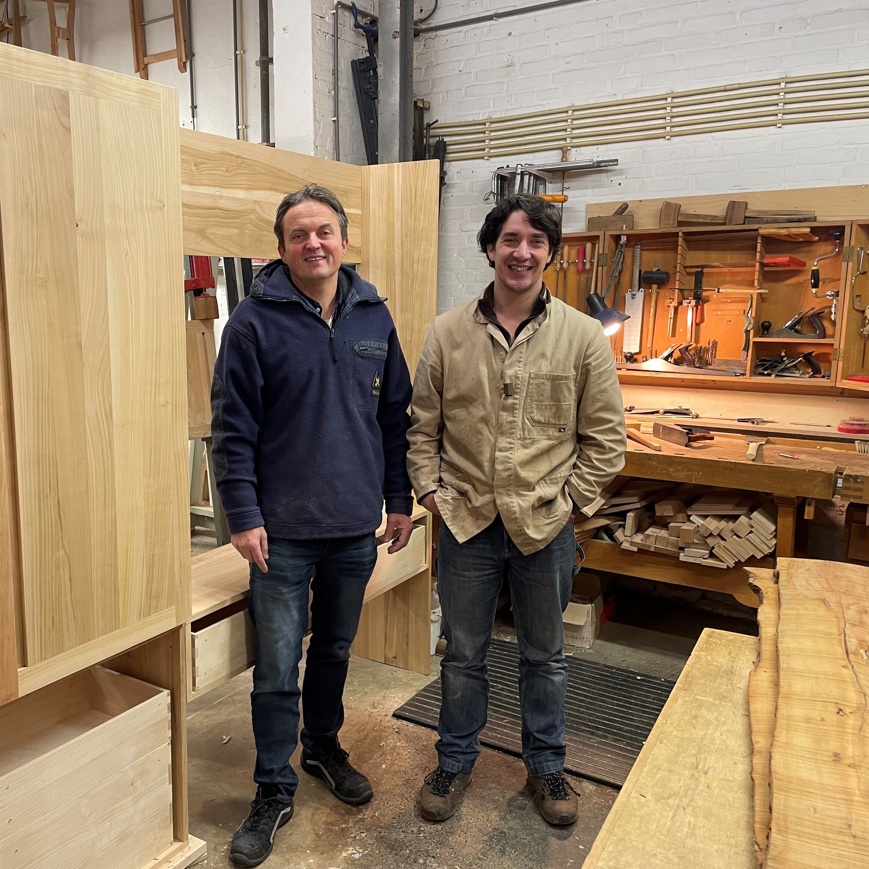 Profiel foto Hein te Velde (links) | MEMO Meubelmakerij Kopshout v.o.f.